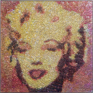 Ritratti icone dipinti arte contemporanea MarilynStar